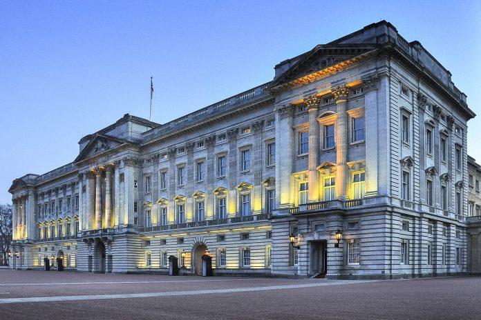 Buckingham Palace in London, Great Britain